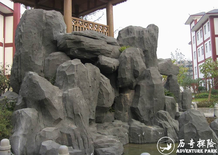 砂岩浮雕雕塑 大型假山石景观石历奇探险户外景观 