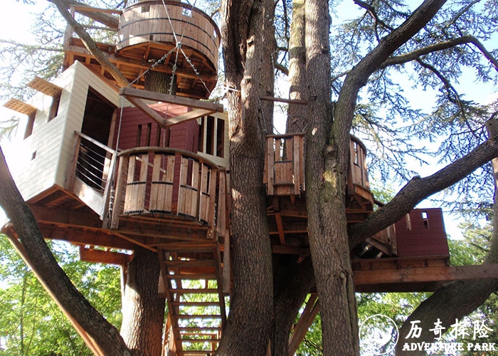 防腐树屋 移动木屋 创意树屋  景观木屋 旅游景区设计安装