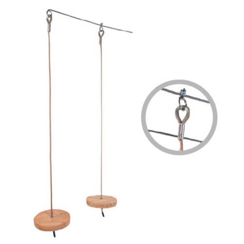 探险公园 悬挂障碍 吊圆盘