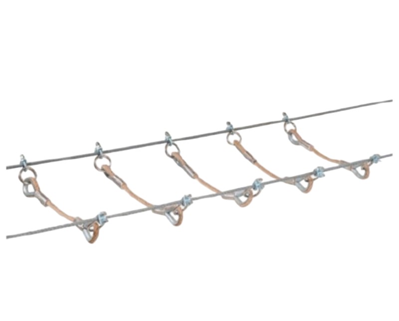 冒险公园 行走障碍 绳索行走