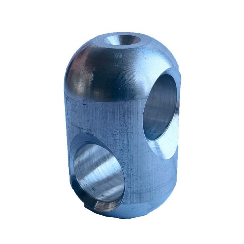 攀爬架游乐设施铝十字扣 钢丝复合绳爬网扣