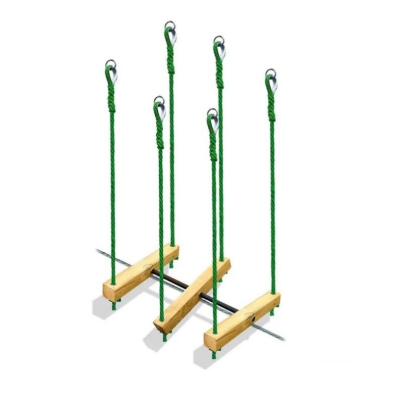 树顶探险乐园 跳舞桥