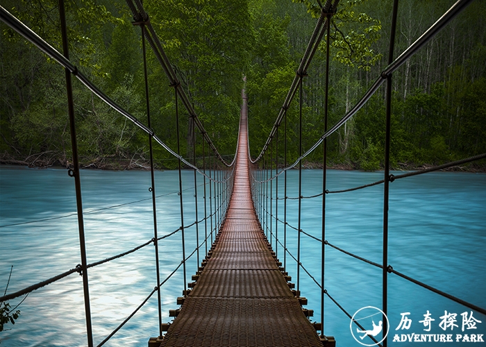 人行吊桥器械厂家 趣桥 网红桥 木板吊桥器材 旅游景区历奇探险厂商 